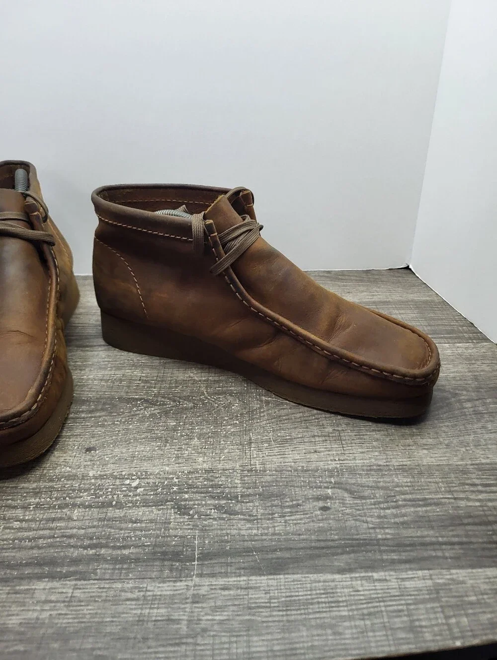 Clarks Collection Wallabees Shoes Men Size 11 Leather Moccasin 11826